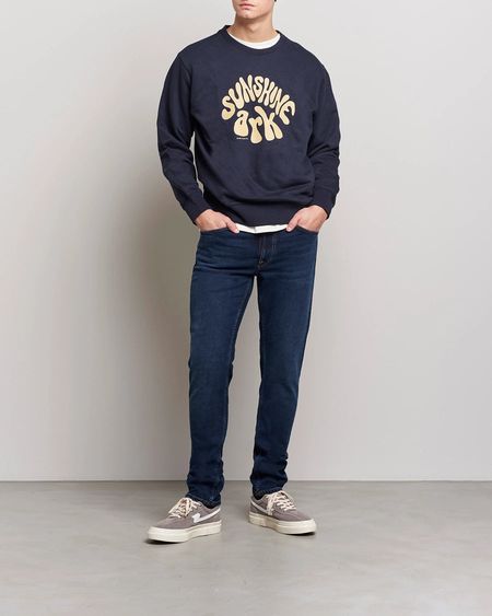 Jean slim en coton bio - bleu foncé "lean dean new ink", Nudie Jeans, photo 3