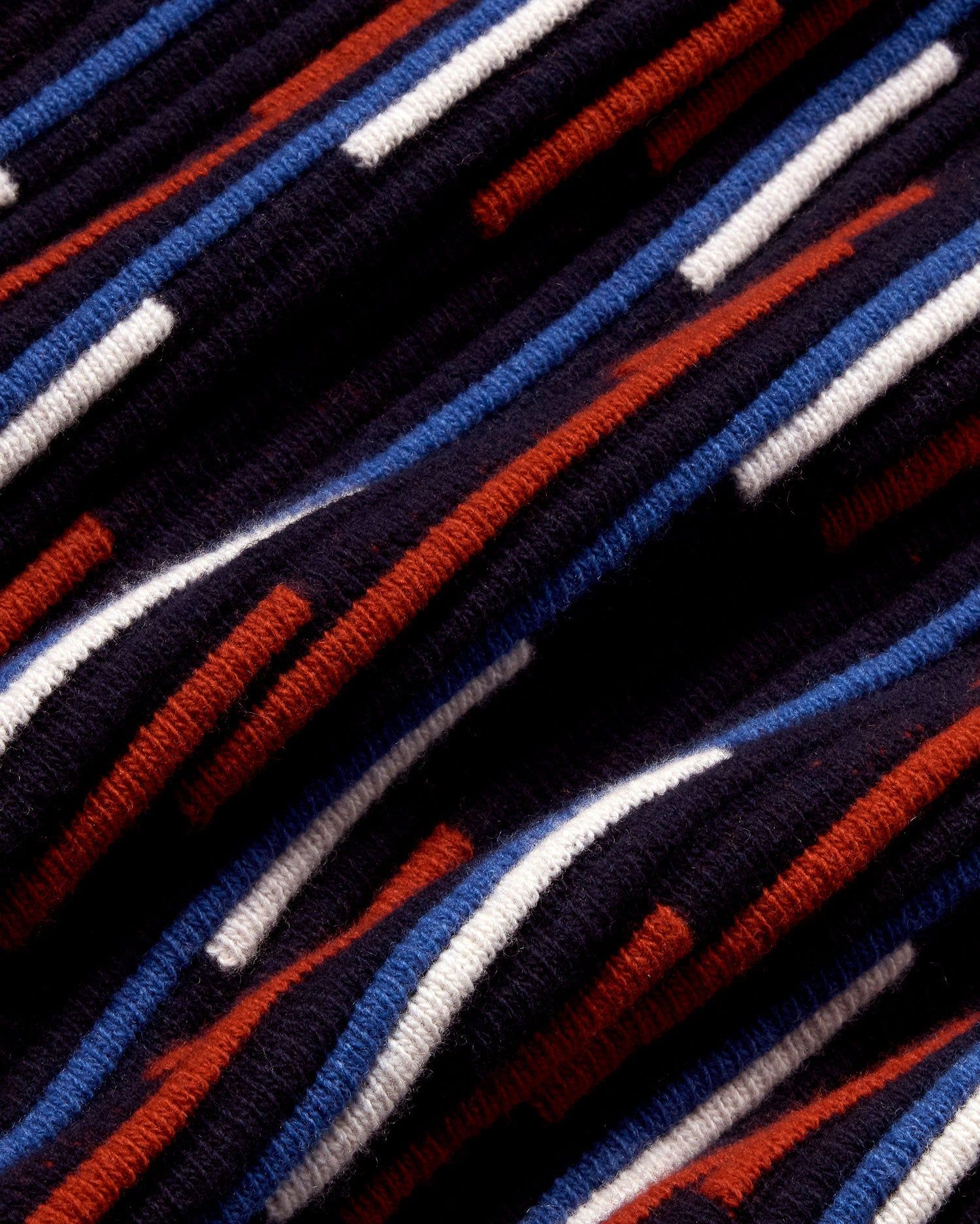 Pullover aus zertifizierter Wolle | mehrfarbig "stripe multicolor guiu knitted sweater - multicolor", Thinking Mu, Foto 6