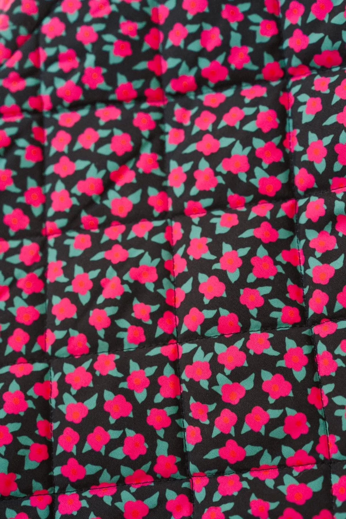Sac matelassé - mini fleurs fuchsia - mini-fleurs-fuchsia, We Are Jolies, photo 6