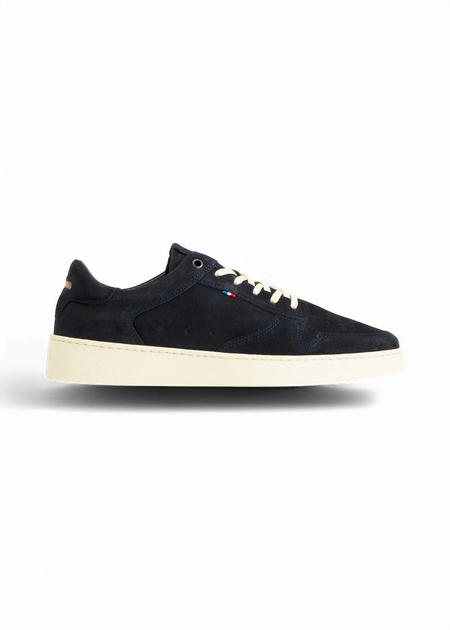 Baskets en cuir certifié | marine "lucas 95 - navy"