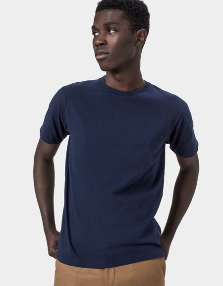 T-shirt en coton bio | marine "navy blue"