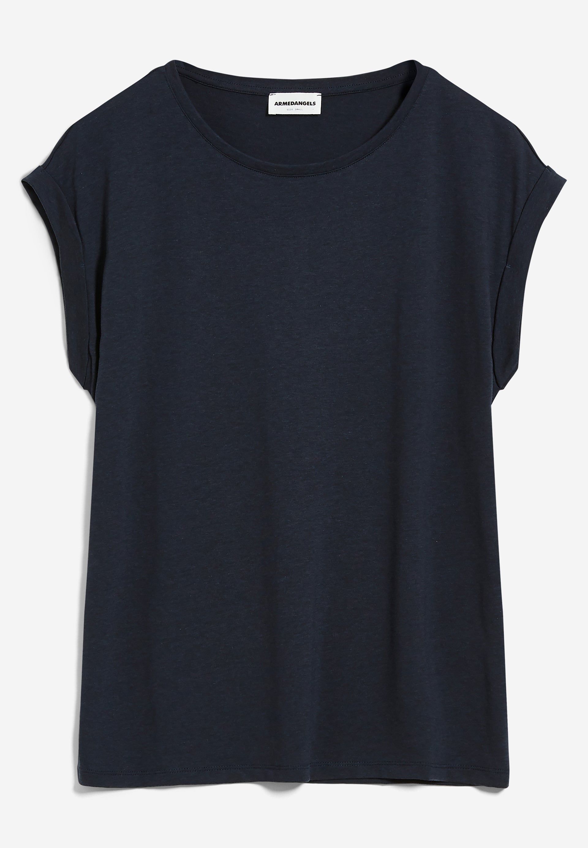 T-shirt en tencel et coton bio | marine "jilaana night sky", Armedangels, photo 4