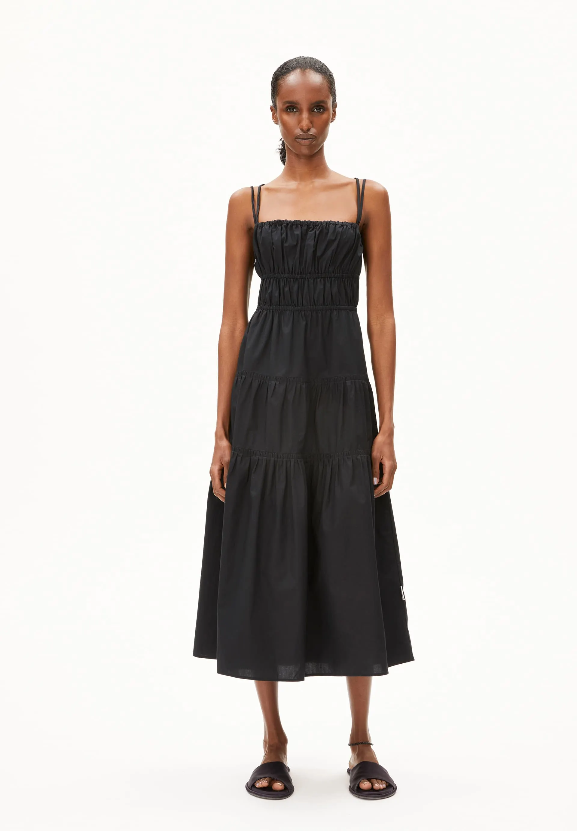 Robe tissée en coton bio  | noir "hetmalaa - black", Armedangels, photo 1
