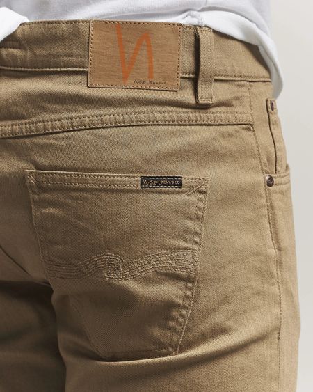 Jean droit en coton bio | camel "gritty jackson everlion" - Nudie Jeans