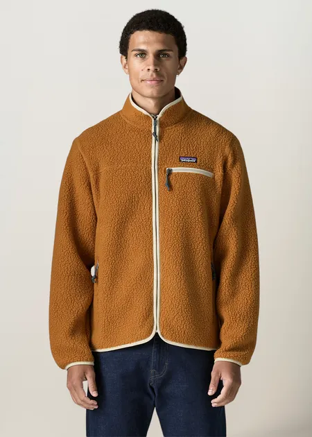 Veste polaire en matière recyclée | ocre "retro pile jkt" , Patagonia