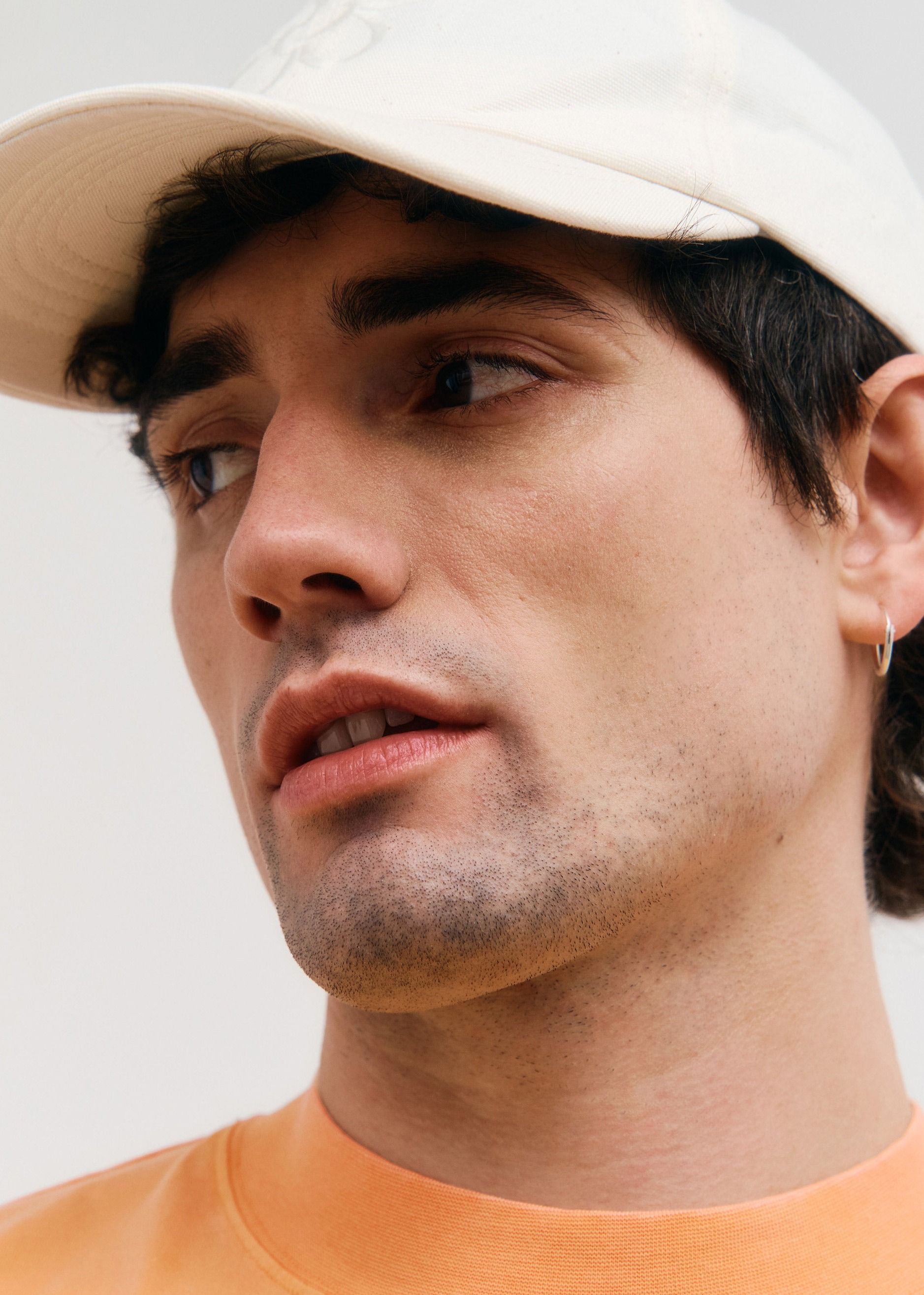 Casquette en coton bio | blanc "Flower classic cap - natural white", Rotholz, photo 4