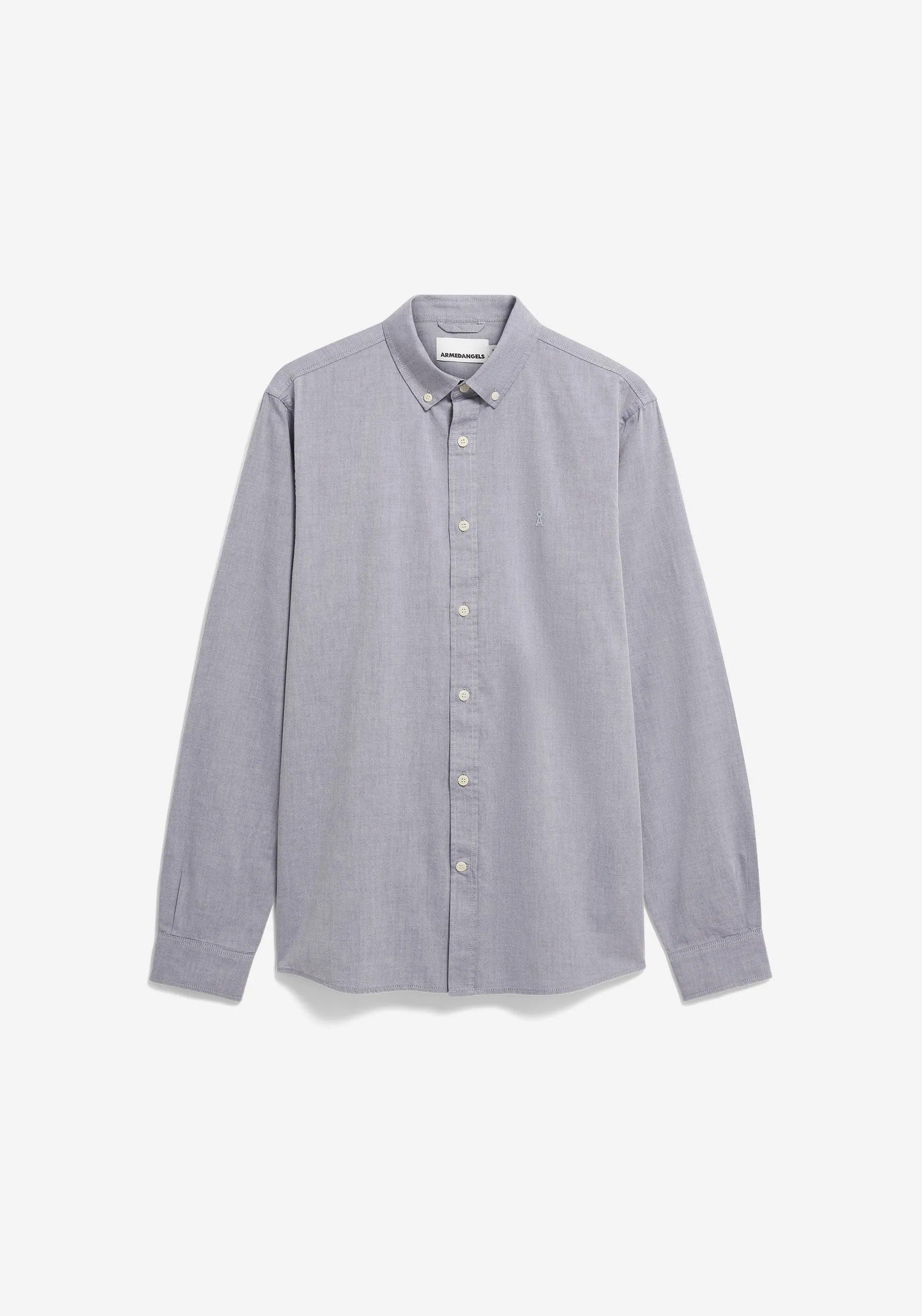 Chemise en coton bio | bleu "Quaasa longsleeve shirt tinted navy - tinted-navy", Armedangels, photo 4