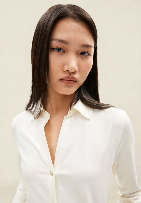 Chemise en coton bio | écru "nalaannia - oatmilk" - Armedangels