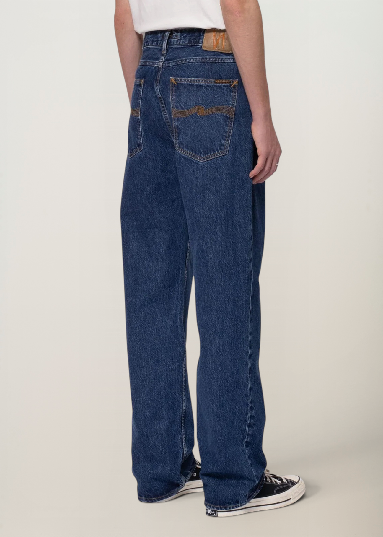 Jean droit large en coton bio | bleu "tuff tony evening jazz", Nudie Jeans, photo 2