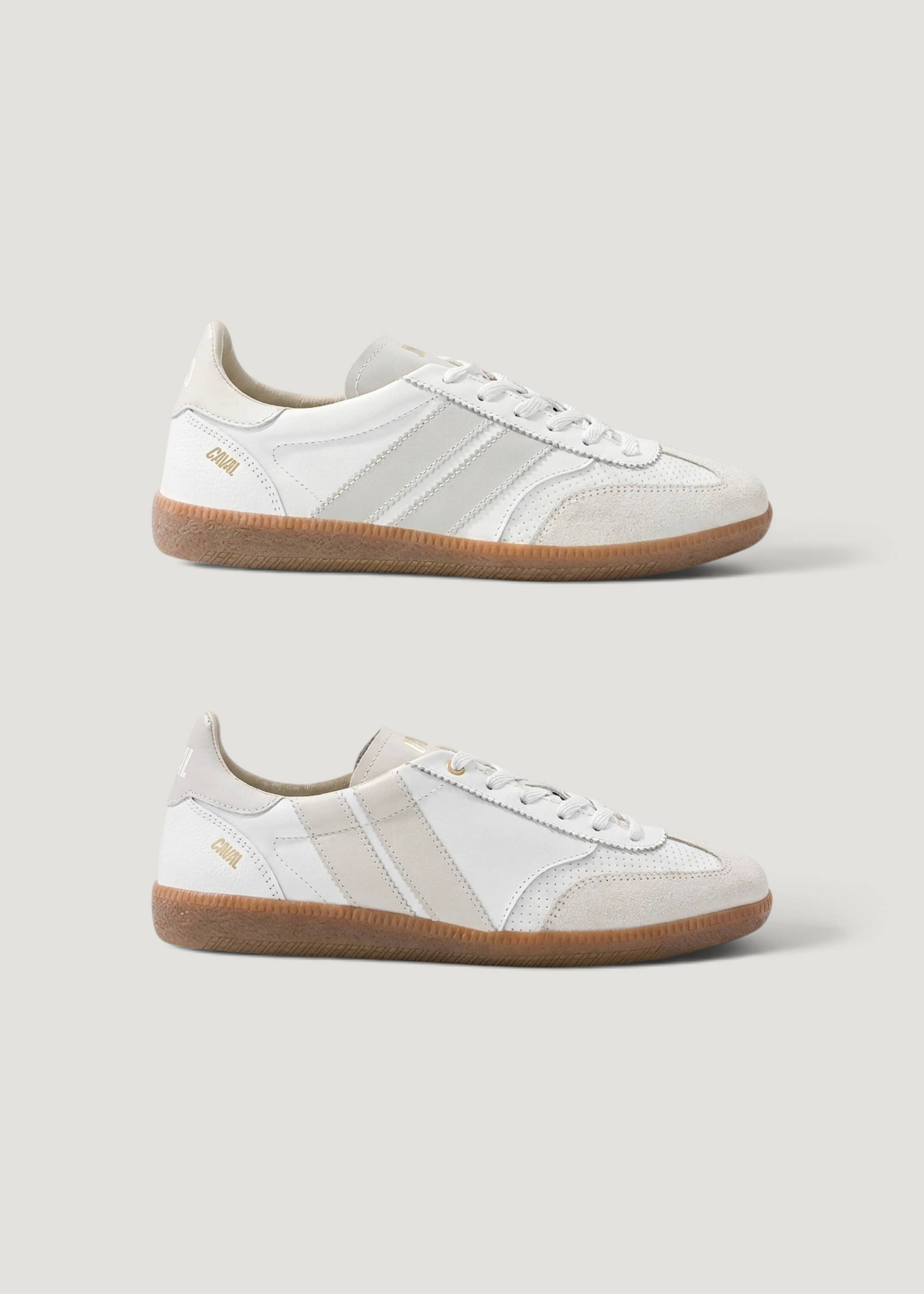 Baskets en cuir certifié | blanc "pulse - pure whisper", Caval, photo 3