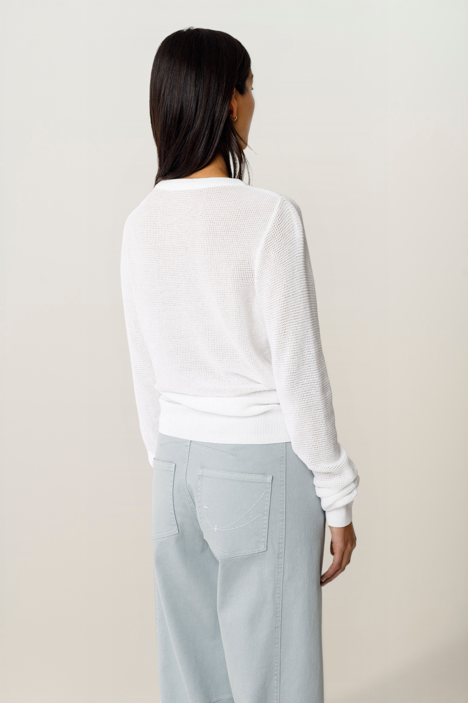 Pullover aus Bio-Baumwolle | Weiß" iradi - white", SKFK, Foto 2