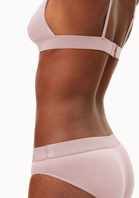 Culotte en modal | rose "Trinaa brief - grey blush" - Armedangels