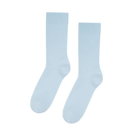 Chaussettes en coton bio | bleu "polar blue"