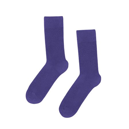 Chaussettes en coton biologique | violet "classic organic sock - ultra violet"