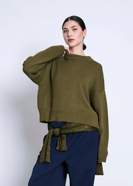 Pull oversize en coton bio, Jan'n June