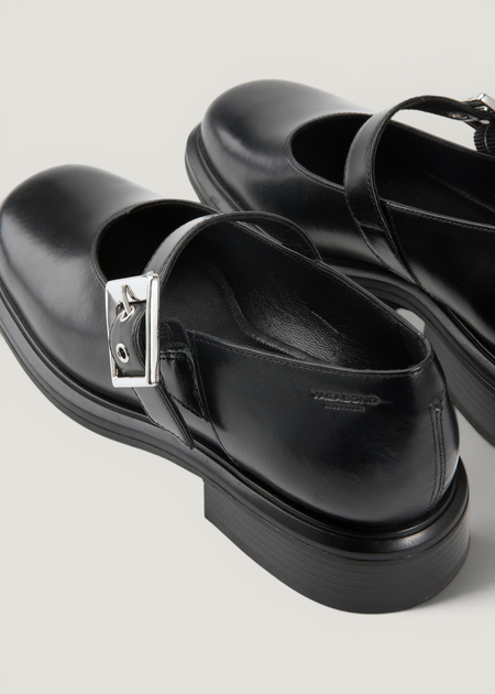 Mary-Jane-Schuhe aus zertifiziertem Leder | schwarz "Ellis black", Vagabond, Foto 5