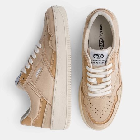 Baskets vegan | beige "origin - full beige - corn" - Moea