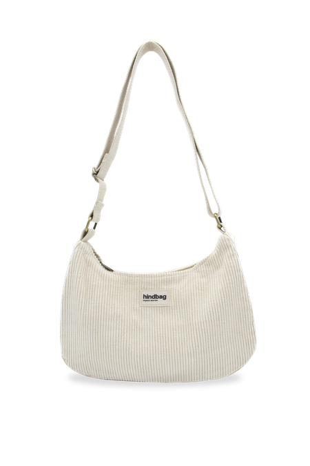 Sac bandoulière en coton bio | écru "rosa velours beige"