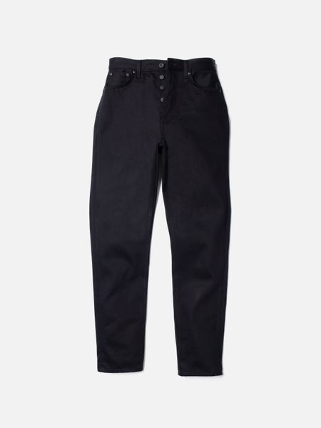 Jean mom en coton bio | noir "breezy britt everblack", Nudie Jeans, photo 6