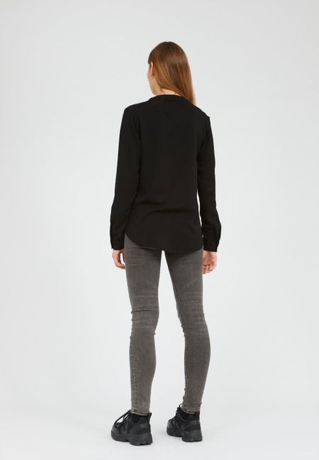 Blouse noire en lenzing  - ceylaan, Armedangels, photo 3