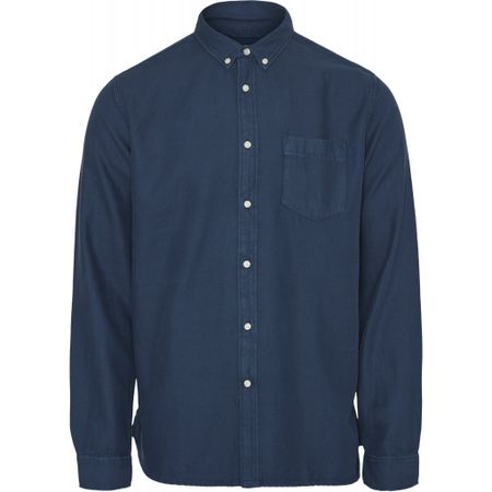 Chemise marine en tencel et coton bio - larch total eclipse