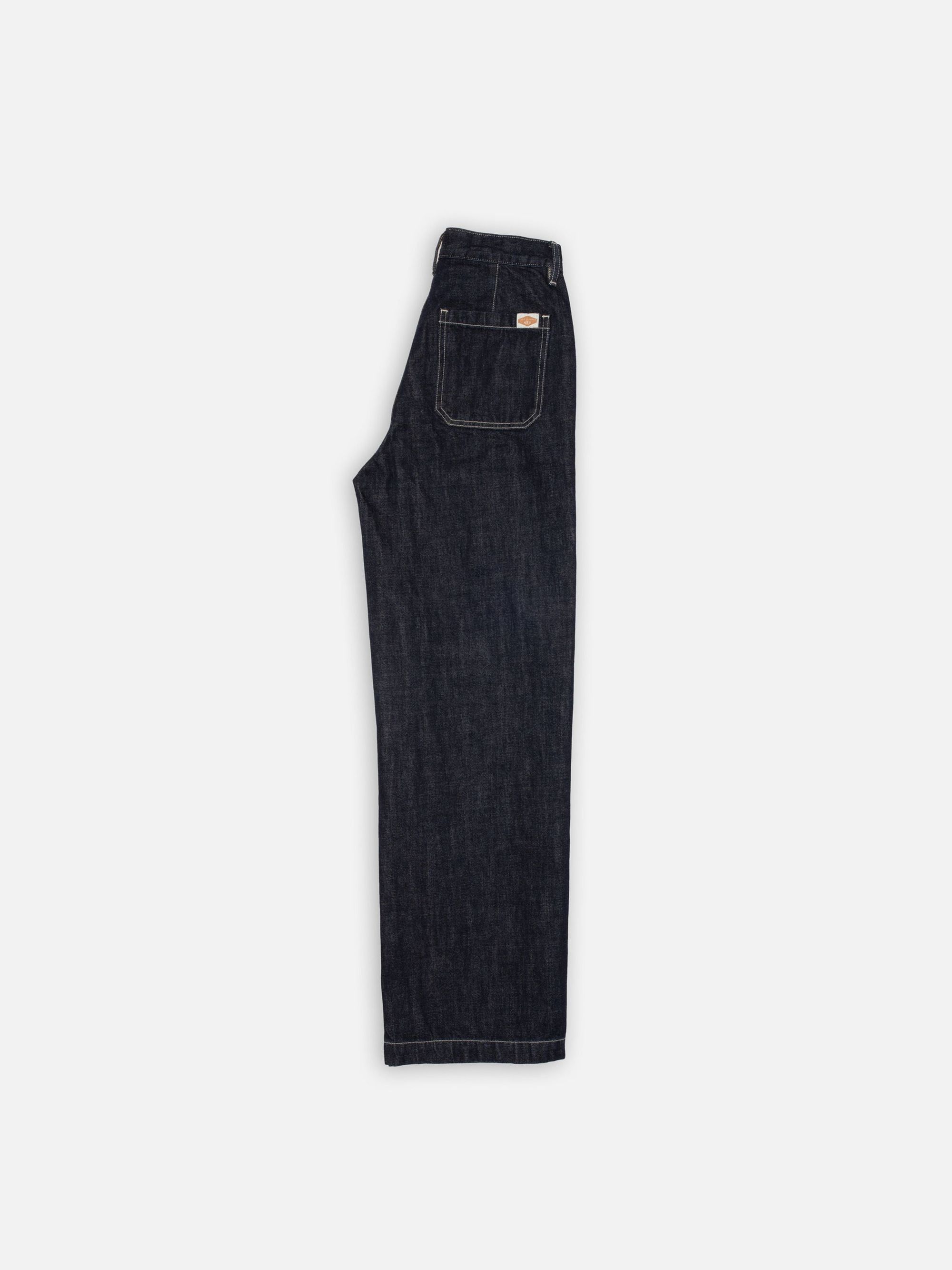 Jean en coton bio | bleu "wendy double knee denim pants - dark blue", Nudie Jeans, photo 7