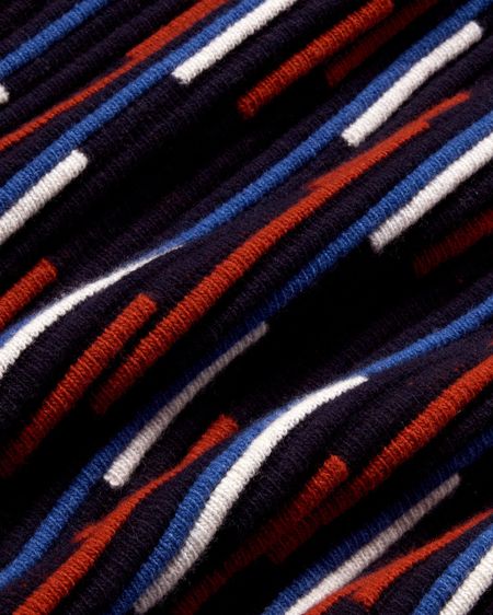 Pullover aus zertifizierter Wolle | mehrfarbig "stripe multicolor guiu knitted sweater - multicolor", Thinking Mu, Foto 6