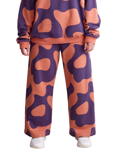 Jogging ample en coton bio | multicolore "swirl sweatpants"