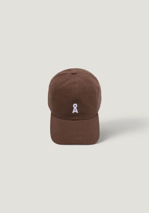 Casquette en coton bio | marron "Yenaas bold - dried palm", Armedangels