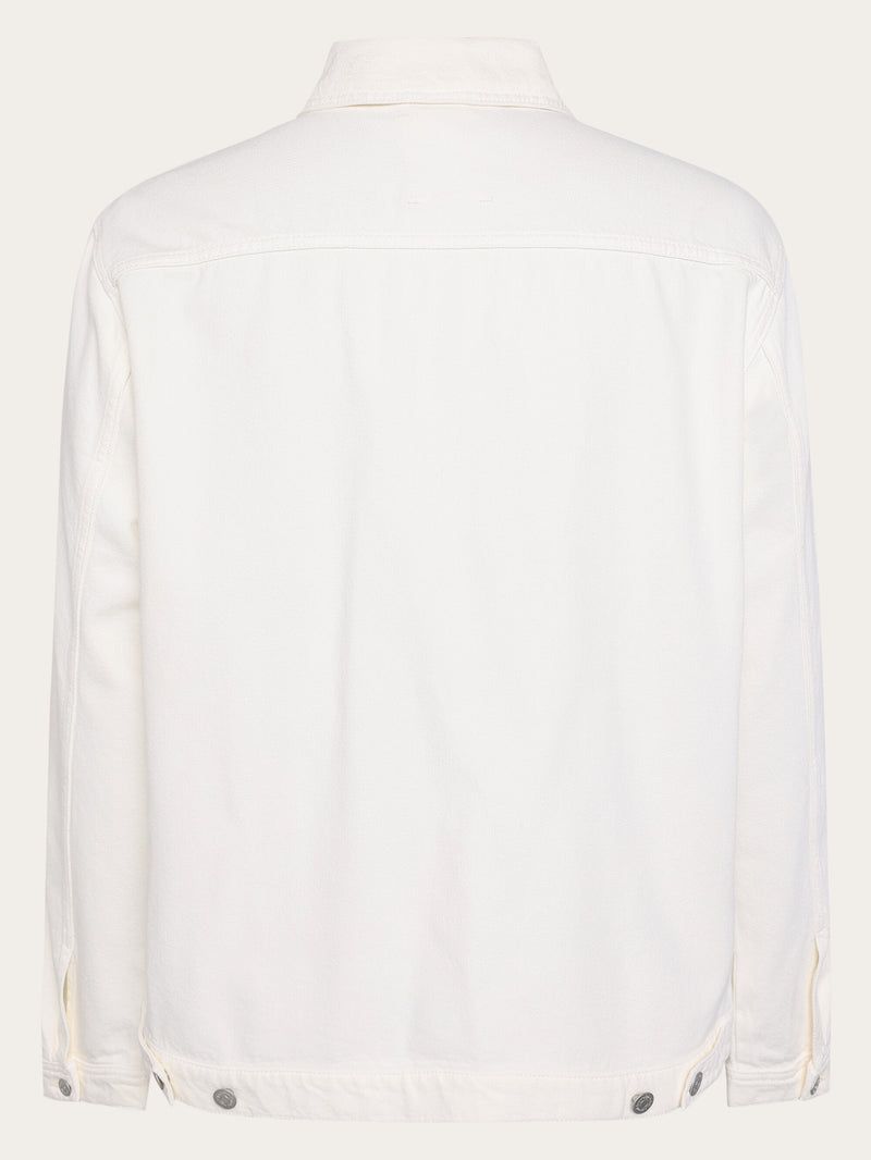 Jacke aus Bio-Baumwolle | Ecru "twill workwear jacket - egret", Knowledge Cotton Apparel, Foto 2