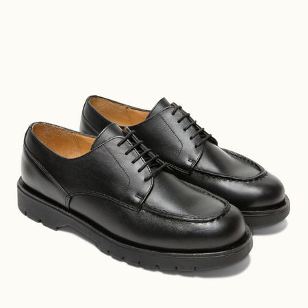 Derbies made in france en cuir certifié | noir "frodan noir" - Kleman