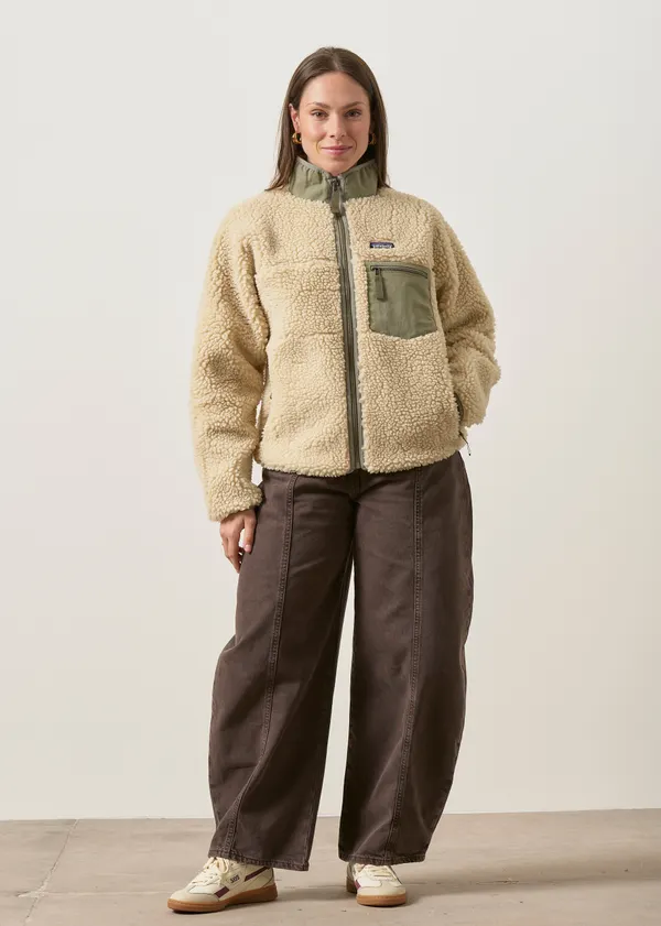 Veste polaire en matières recyclées | beige "classic retro-x jkt - dnri", Patagonia