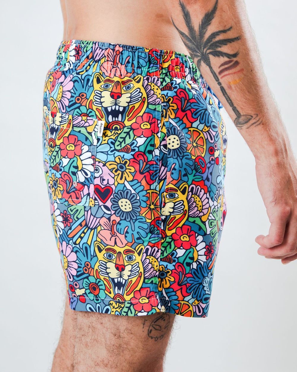 Maillot de bain en polyester recyclé | multicolore 