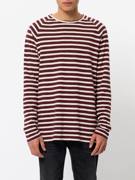 T-shirt manches longues à rayures figue - otto