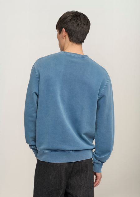 Sweat en coton bio | bleu "faded indigo", Colorful Standard, photo 4