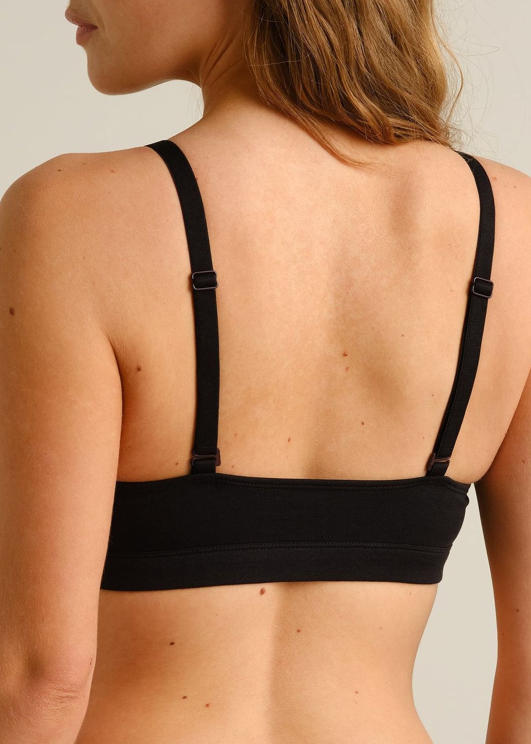 Bralette aus Bio-Baumwolle und Tencel | Schwarz "Soft bra junsele black", Dedicated, Foto 3