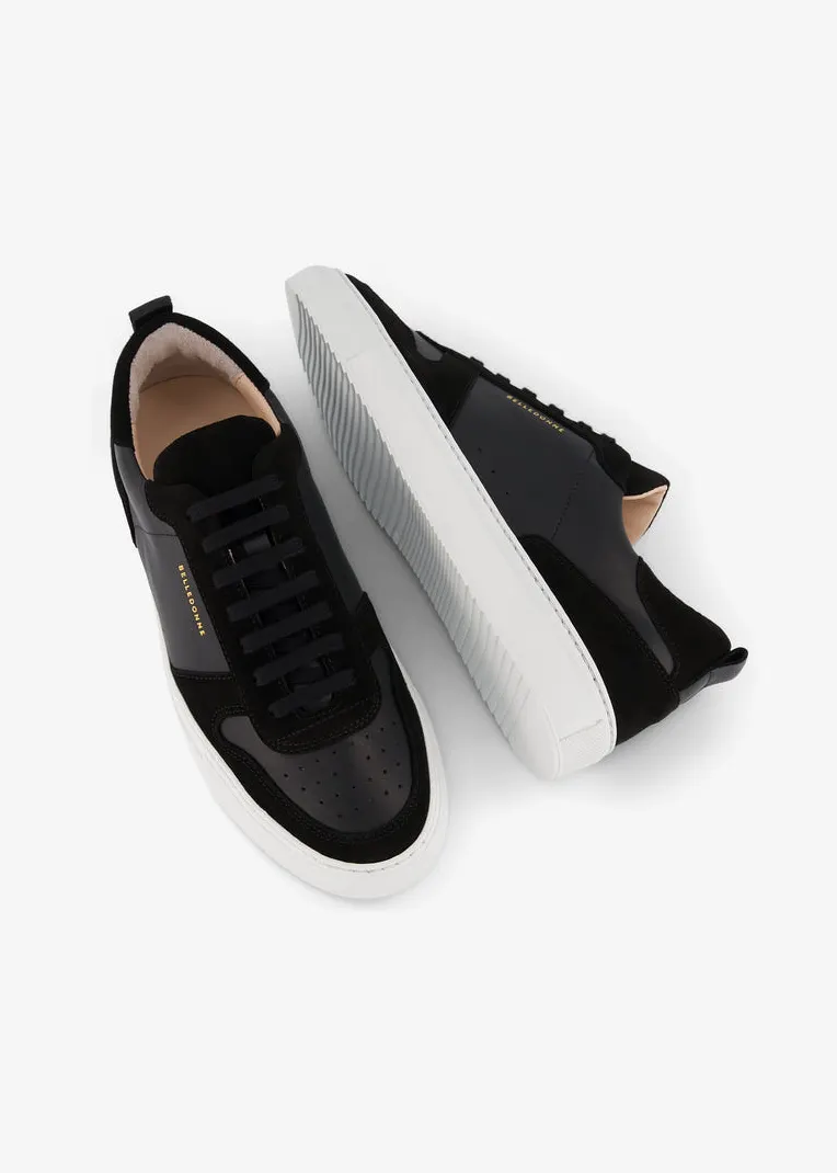 Baskets en cuir certifié | noires "b0 black", Belledonne Paris, photo 2