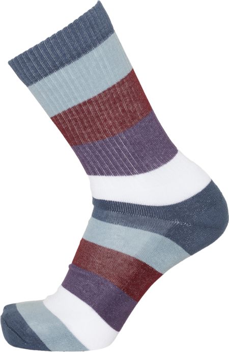 Pack 2 paires chaussettes rayées bleu marine en coton bio