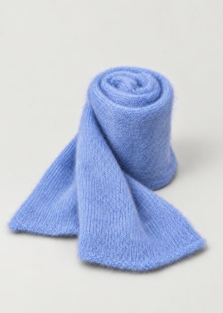 Écharpe en mohair certifiée | bleu ciel "Éléanore", WeDressFair