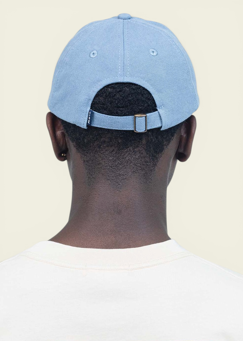 Casquette en coton bio | bleu "six panel signature bleu", Olow, photo 3