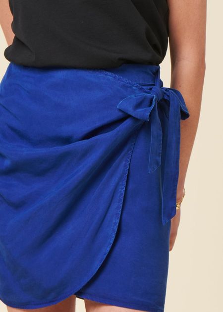 Jupe en tencel® (procédé lyocell) | "jusaari - utramarine" - Twothirds