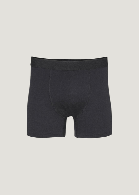 Boxer uni en coton bio | noir "deep black", Colorful Standard