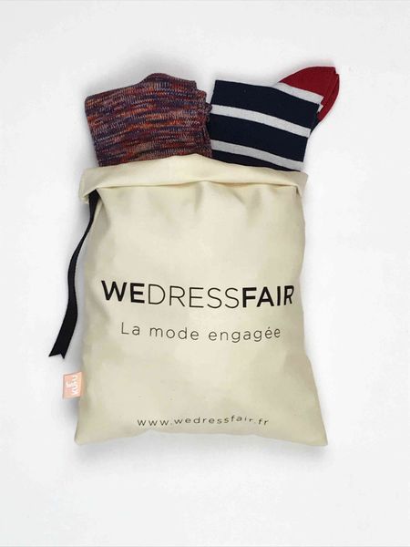 Sac à vrac en coton biologique Kufu x WeDressFair