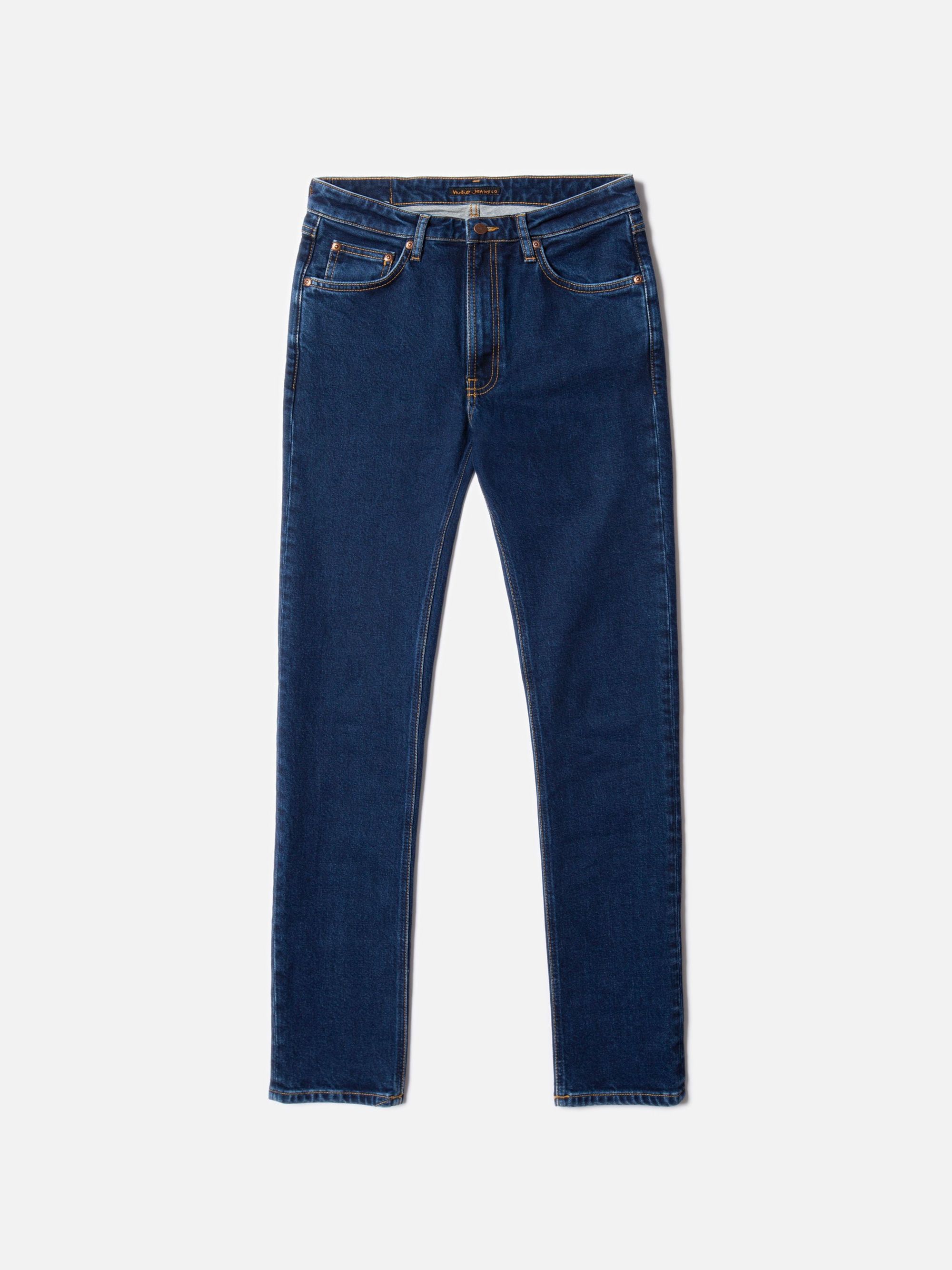 Jean slim en coton bio | bleu "mellow mae indigo rain", Nudie Jeans, photo 3