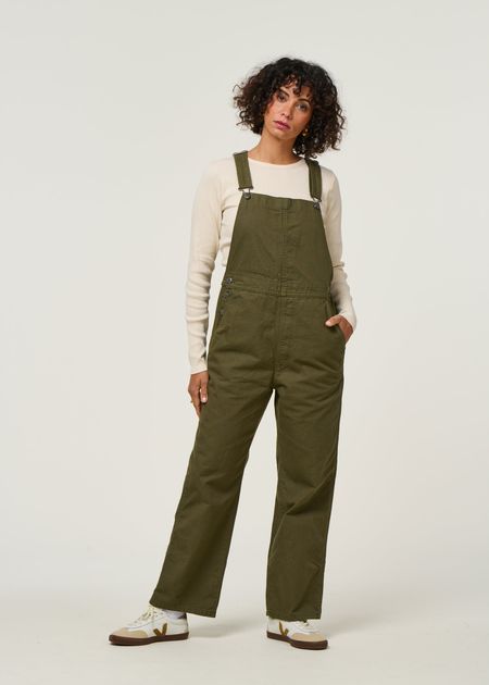 Salopette en coton biologique | vert "point reyes canvas overalls - bsng" - Patagonia
