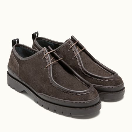 Derbies en cuir certifié | marron "major vp oak 2 marron" - Kleman