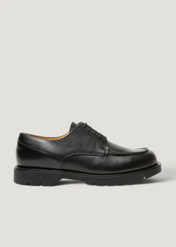 Derbies made in france en cuir certifié | noir "frodan noir", Kleman