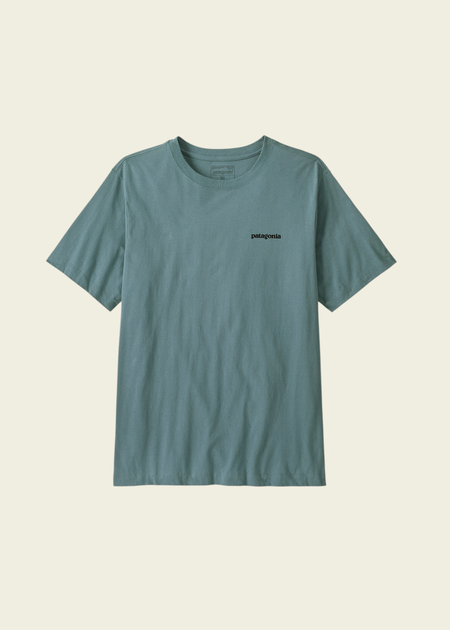 T-shirt en coton bio | bleu "M's p-6 logo t-shirt - blsg" - Patagonia