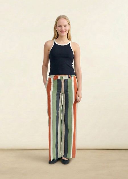Tanktop aus Bio-Baumwolle | Marine "navy pannacota contrast harriet top", Thinking Mu, Foto 4
