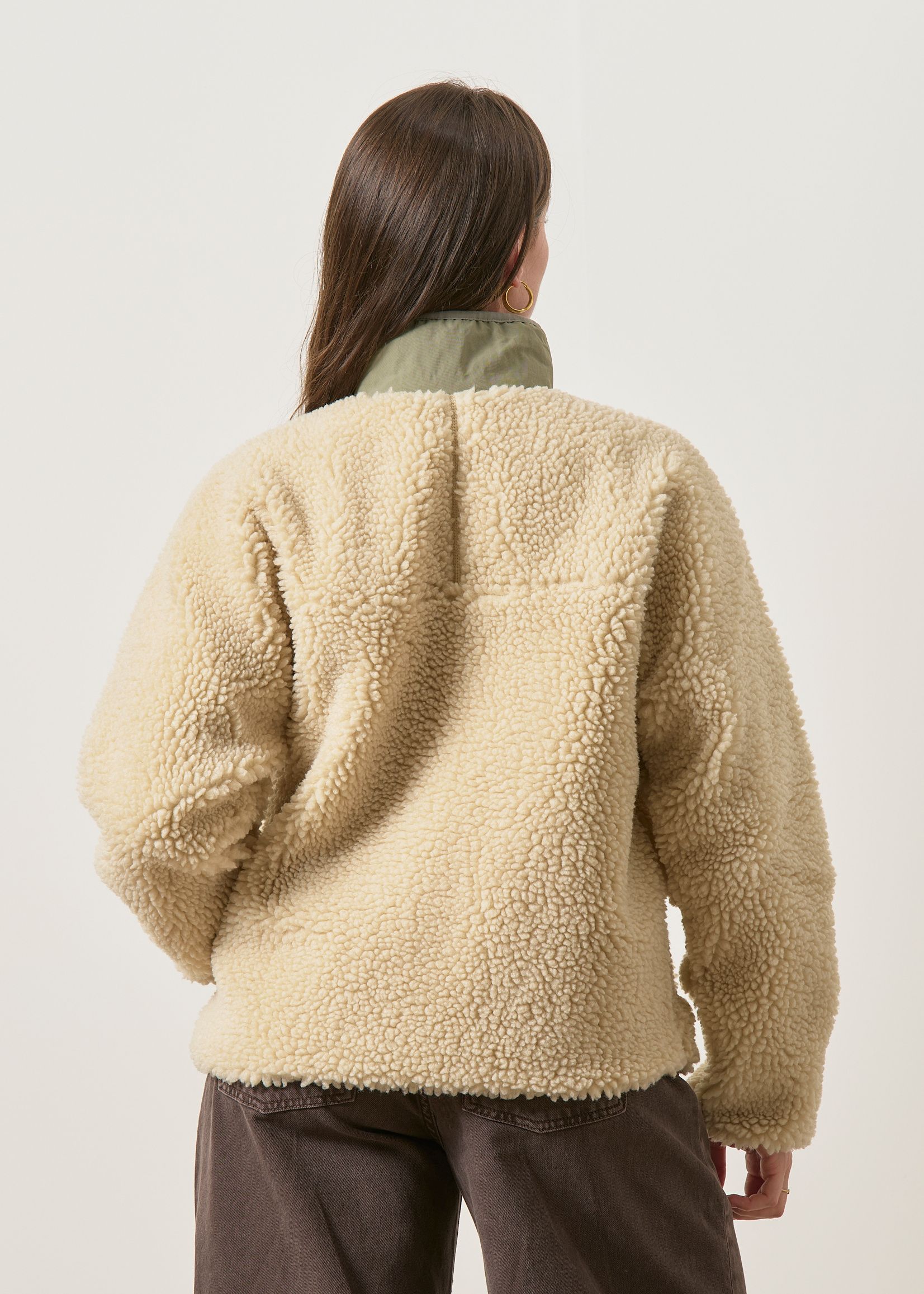 Veste polaire en matières recyclées | beige "classic retro-x jkt - dnri", Patagonia, photo 4